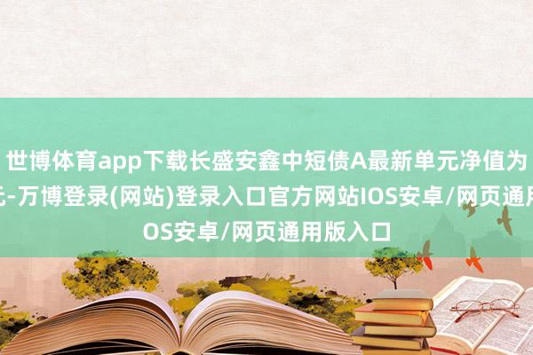 世博体育app下载长盛安鑫中短债A最新单元净值为1.132元-万博登录(网站)登录入口官方网站IOS安卓/网页通用版入口