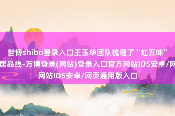世博shibo登录入口王玉华团队梳理了“红五味”的工艺经过与居品线-万博登录(网站)登录入口官方网站IOS安卓/网页通用版入口